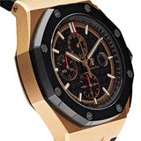 Audemars Piguet Royal Oak Offshore Chronograph Black Dial Black Rubber Strap Watch for Men - 26401RO.OO.A002CA.02