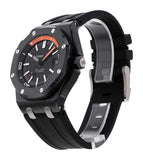 Audemars Piguet Royal Oak Offshore Diver Black Dial Black Rubber Strap Watch for Men - 15707CE.OO.A002CA.01