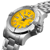 Breitling Avenger Automatic 45mm Seawolf Yellow Dial Silver Steel Strap Strap Watch for Men - A17319101/1A1