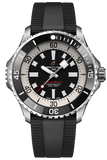 Breitling Superocean Automatic 46 Black Dial Black Rubber Strap Watch for Men - A17378211B1S1