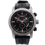 Burberry Endurance Sport Chronograph Black Dial Black Rubber Strap Watch for Men - BU7700