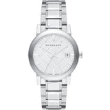 Burberry The City Silver Dial Silver Steel Strap Watch for Women - BU9000