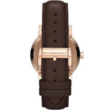 Burberry The City Brown Dial Brown Leather Strap Watch for Men - BU9013