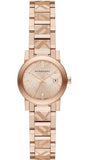 Burberry The City Rose Gold Dial Rose Gold Steel Strap Watch for Women - BU9235