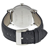 Burberry The City Grey Dial Black Leather Strap Watch for Men - BU9030