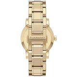 Burberry The City Gold Dial Gold Steel Strap Watch for Women - BU9033