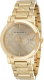 Burberry The City Gold Dial Gold Steel Strap Watch for Men - BU9038