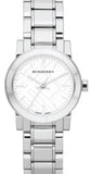 Burberry The City Silver Dial Silver Steel Strap Watch for Women - BU9200