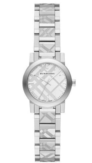 Burberry The City Silver Dial Silver Steel Strap Watch for Women - BU9233