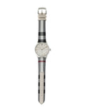 Burberry Heritage Nova Heritage White Dial Leather Strap Watch for Women - BU1395