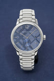 Burberry The Classic Blue Dial Silver Steel Strap Watch for Men - BU10007