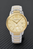 Burberry The Classic Gold Dial Two Tone Steel Strap Watch for Men - BU10011