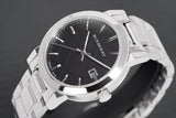 Burberry The City Black Dial Silver Stainless Steel Strap Watch for Women - BU9001