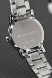 Burberry The City Black Dial Silver Steel Strap Watch for Women - BU9101