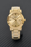 Burberry The City Gold Dial Gold Steel Strap Watch for Women - BU9134