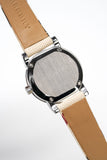 Burberry The City Nova Silver Dial Brown Leather Strap Watch for Women - BU9212