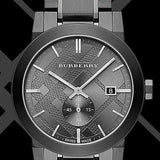 Burberry The City Black Dial Black Stainless Steel Strap Watch for Men - BU9902