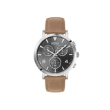 Hugo Boss Spirit Grey Dial Brown Leather Strap Watch for Men - 1513691