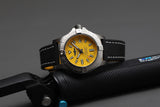 Breitling Avenger Automatic 45 Seawolf Yellow Dial Black Nylon Strap Watch for Men - A17319101I1X1