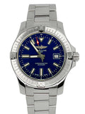 Breitling Avenger Automatic 43mm Blue Dial Silver Steel Strap Watch for Men - A17318101C1A1