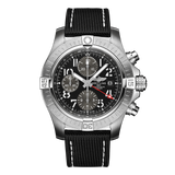 Breitling Avenger B01 Chronograph GMT Black Dial Black Nylon Strap Watch for Men - A24315101B1X1