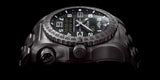 Breitling Emergency Black Dial Black Rubber Strap Watch for Men - E76325221B1S1