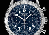 Breitling Navitimer 1959 Edition Blue Dial Blue Leather Strap Watch for Men - LB0910211C1P1