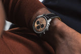 Breitling Navitimer B01 Chronograph 43 Brown Dial Black Leather Strap Watch for Men - AB0138241K1P1