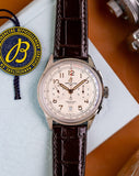 Breitling Premier B01 Chronograph 42 White Dial Brown Leather Strap Watch for Men - AB0145211G1P1