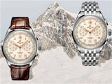 Breitling Premier B01 Chronograph 42 White Dial Brown Leather Strap Watch for Men - AB0145211G1P1