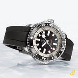 Breitling Superocean Automatic 46 Black Dial Black Rubber Strap Watch for Men - A17378211B1S1