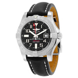 Breitling Avenger II Seawolf Stainless Steel 45mm Volcano Black Leather Strap Mens Watch - A1733110/BC31/436X