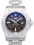 Breitling Avenger II Seawolf 45mm Grey Dial Silver Steel Strap Mens Watch - A1733110/F563