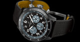 Breitling Super Avi B04 Chronograph GMT 46 Mosquito Night Fighter Black Dial Black Nylon Strap Watch for Men - SB04451A1B1X1