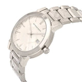 Burberry The City Silver Dial Silver Steel Strap Watch for Men - BU9037