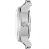 Burberry The City Silver Dial Silver Steel Strap Watch for Women - BU9233