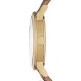 Burberry The City Gold Dial Printed Leather Strap Watch for Women - BU9026