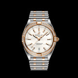 Breitling Chronomat 32 Diamonds Mother of Pearl Dial Two Tone Steel Strap Watch for Women - U77310591A2U1