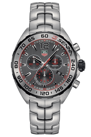 Tag Heuer Formula 1 Special Edition Chronograph Grey Dial Silver Steel Strap Watch for Men - CAZ1012.BA0883