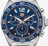 Tag Heuer Formula 1 Quartz Chronograph Blue Dial Silver Steel Strap Watch for Men - CAZ1014.BA0842