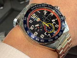 Tag Heuer Formula 1 x Red Bull Racing Chronograph Blue Dial Silver Steel Strap Watch for Men - CAZ101AL.BA0842