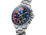 Tag Heuer Formula 1 x Red Bull Racing Chronograph Blue Dial Silver Steel Strap Watch for Men - CAZ101AL.BA0842