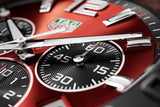 Tag Heuer Formula 1 Chronograph 41mm Red Dial Red Rubber Strap Watch for Men - CAZ101AN.FT8055