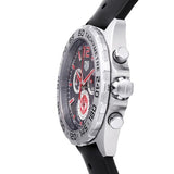 Tag Heuer Formula 1 Manchester United Special Edition Grey Dial Black Silicone Strap Watch for Men - CAZ101M.FT8024