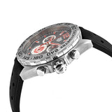 Tag Heuer Formula 1 Manchester United Special Edition Grey Dial Black Silicone Strap Watch for Men - CAZ101M.FT8024