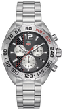 Tag Heuer Formula 1 Quartz Chronograph Grey Dial Silver Steel Strap Watch for Men - CAZ1114.BA0877