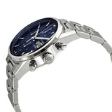 Tag Heuer Carrera Chronograph 41mm Blue Dial Silver Steel Strap Watch for Men - CBK2112.BA0715