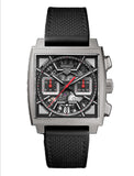 Tag Heuer Monaco Automatic Chronograph Grey Dial Black Nylon Strap Watch for Men - CBL2183.FT6236