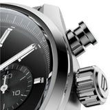 Tag Heuer Carrera Chronograph Black Dial Silver Steel Strap Watch for Men - CBN2010.BA0642