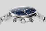 Tag Heuer Carrera Chronograph Blue Dial Silver Steel Strap Watch for Men - CBN2011.BA0642